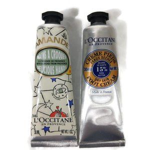 L'Occitane Almond Hand Cream & 15% Shea Foot Cream 30ML X 2 New